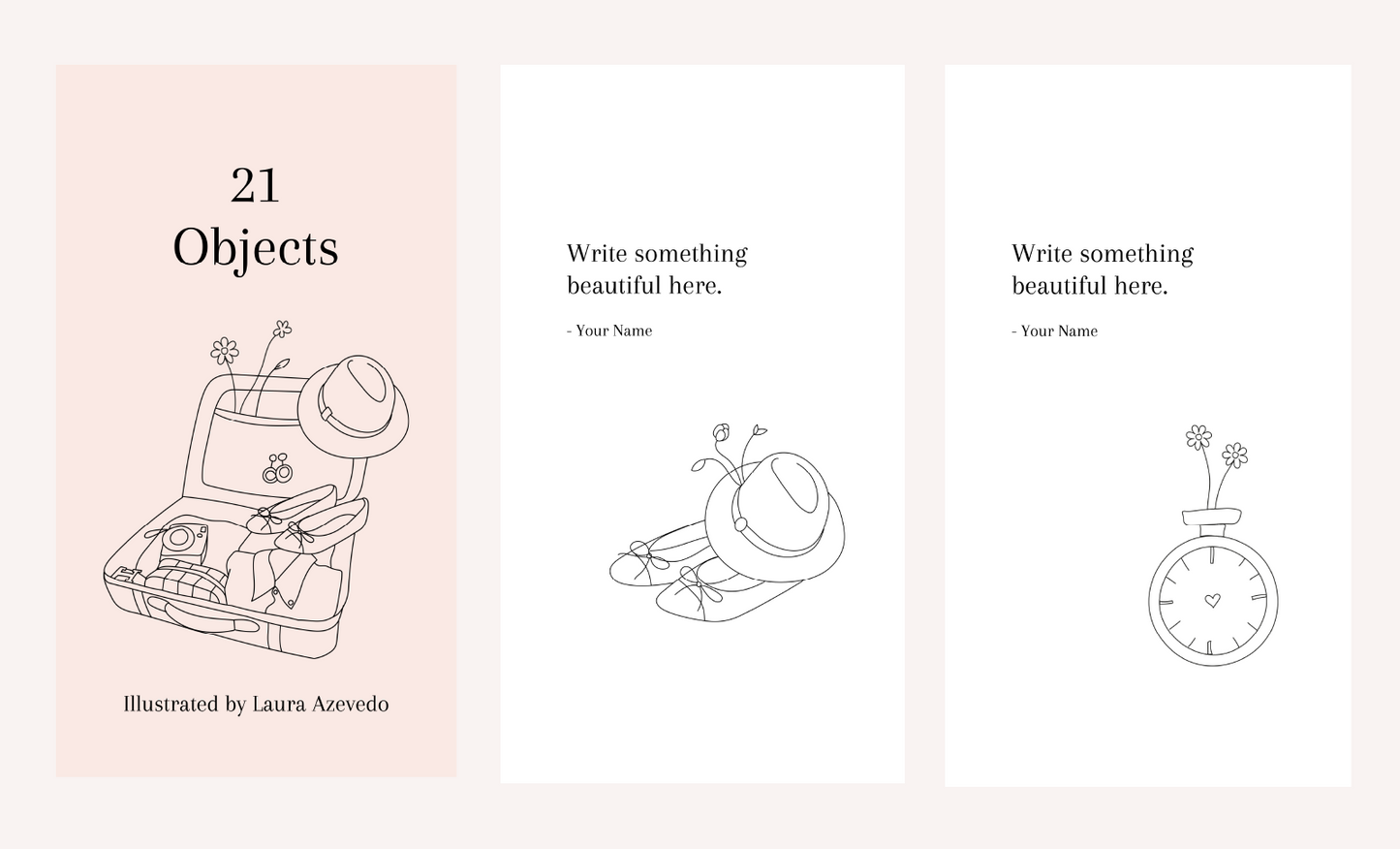 110 Templates Ilustrados para as Redes Sociais | Ideal para Escritores