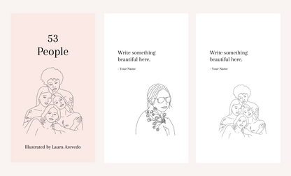 110 Illustrated Templates for Social Media | Ideal for Writers